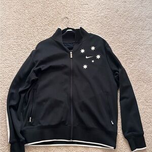 Nike Black Track Jacket with White Stars